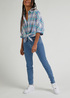 Lee Relaxed One Pocket Shirt Plum Check - L51ASTA39 Lee Relaxed One Pocket Shirt Plum Check - L51ASTA39