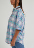 Lee Relaxed One Pocket Shirt Plum Check - L51ASTA39