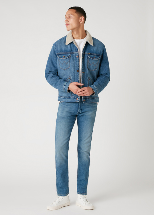 Meska Kurtka Dzinsowa Wrangler Icons 124mj Western Jacket 3 Years - W4MSUG10K