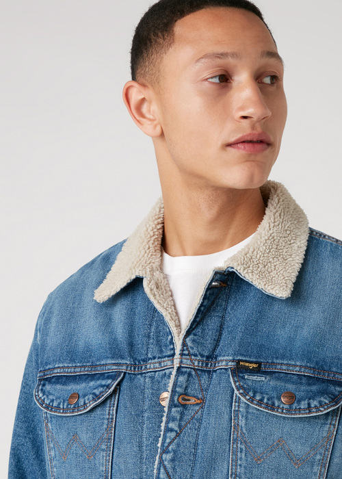 Meska Kurtka Dzinsowa Wrangler Icons 124mj Western Jacket 3 Years - W4MSUG10K