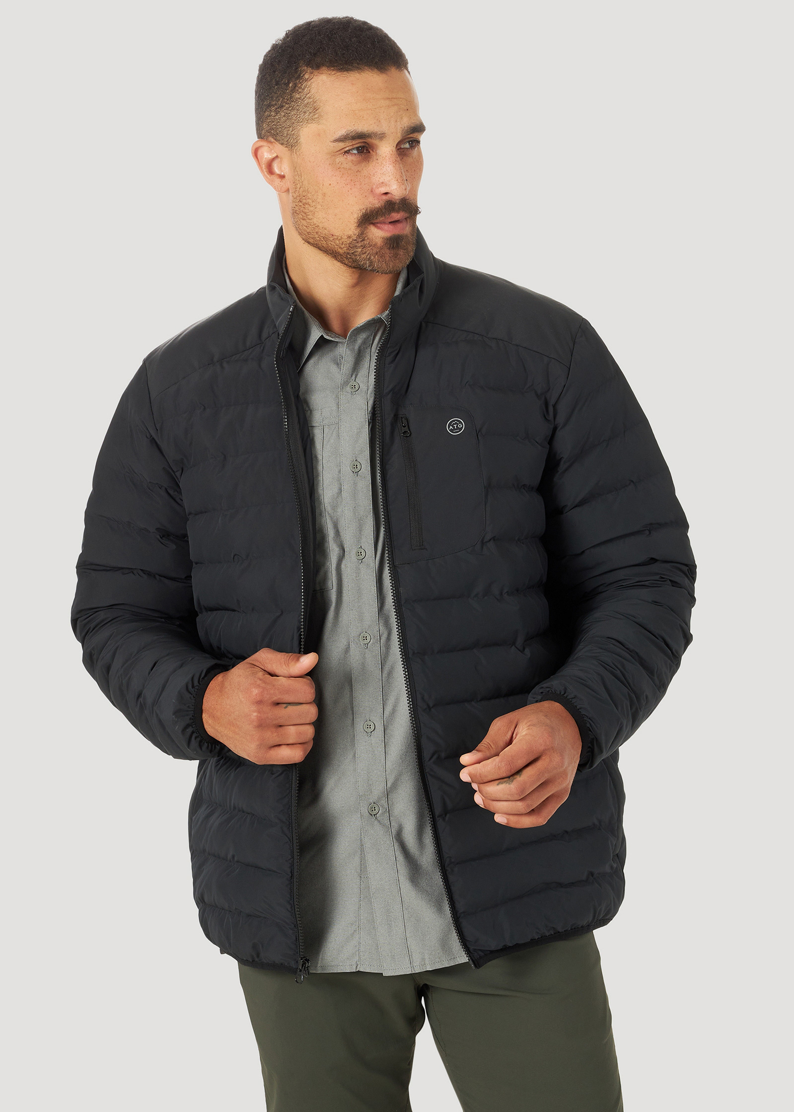 Wrangler Atg Puffer Jacket Black - WA4FY5100