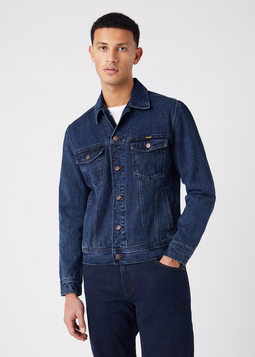 Wrangler Authentic Western Jacket - Coalblue Stone W410YN29H 112146047