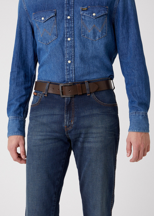 Pasek Meski Wrangler Kabel Buckle Black - W00108185