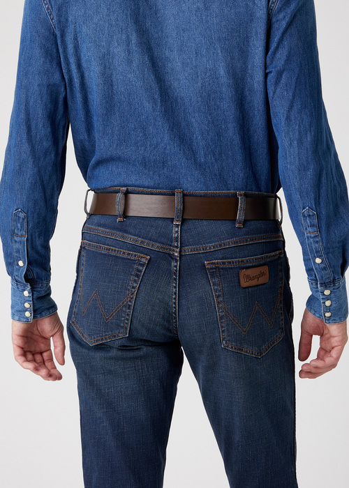 Pasek Meski Wrangler Kabel Buckle Black - W00108185