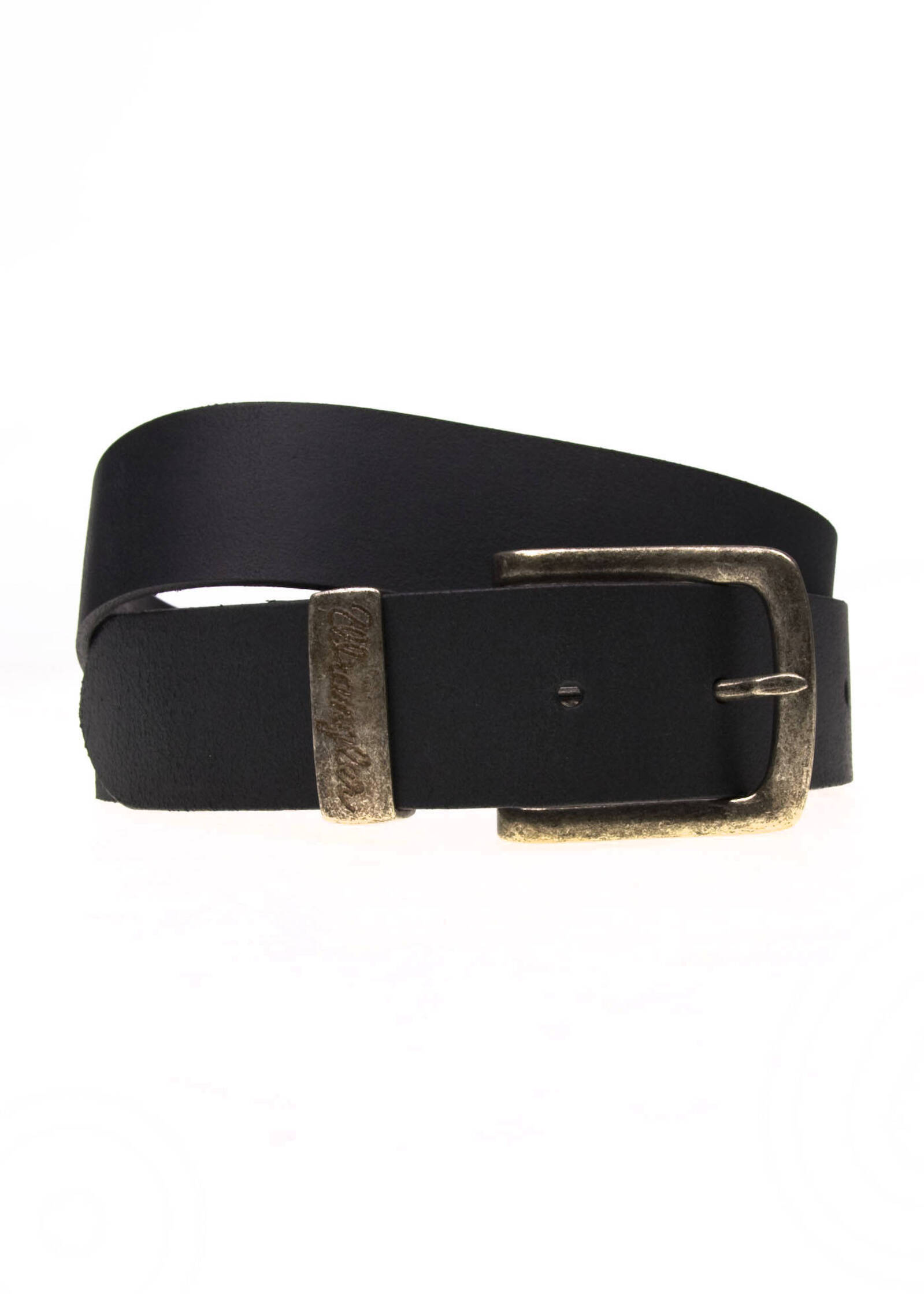 Pasek Mski Wrangler Basic Metal Loop Czarny - W0080US01