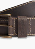 Wrangler Basic Stitched Belt Brown - W0081US85 Wrangler Basic Stitched Belt Brown - W0081US85