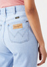 Damskie Spodnie Dzinsowe Wrangler Mom Jeans Ice Baby - W246PI41V