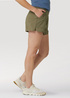 Wrangler Mix Material Shorts Dark Olive - WB2A94X45