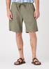 Meskie Szorty Materialowe Wrangler Bermuda Dusty Olive - W11DD965M