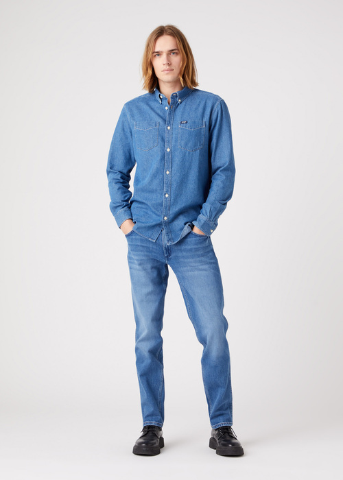 Meskie Spodnie Dzinsowe Wrangler Greensboro New Favorite - W15QJX21Y