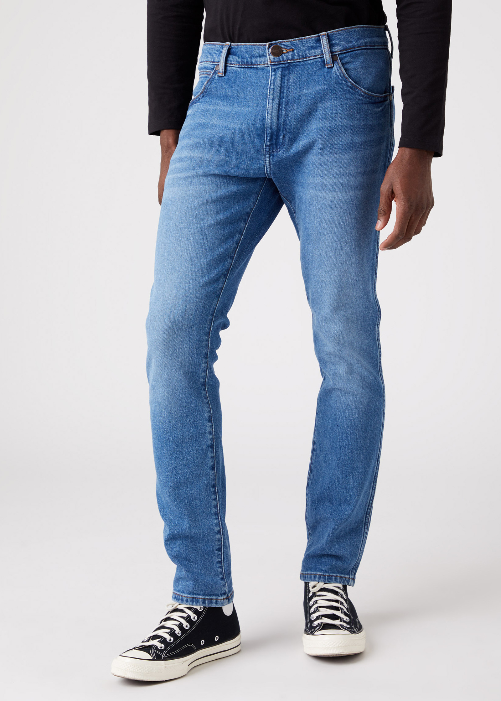 Mskie Spodnie Dinsowe Wrangler Larston New Favorite - W18SJX21Y