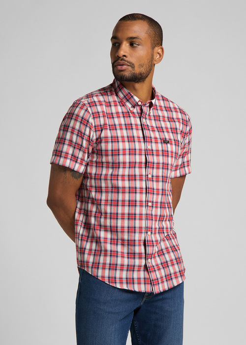 Lee Button Down Aurora Red - L886KZNV