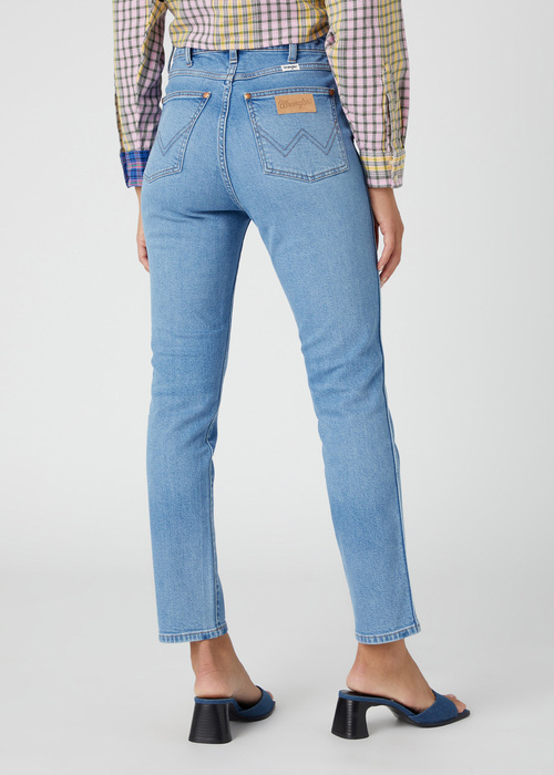 Damskie Spodnie Dzinsowe Wrangler Walker No Intentions - W2HC68228