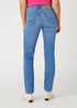 Damskie Spodnie Dzinsowe Wrangler Slim Pearl - W26LCY37M