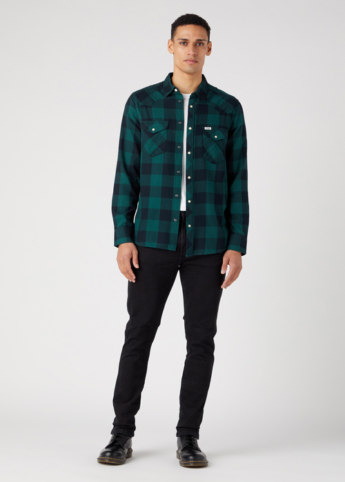 Mskie Spodnie Dinsowe Wrangler Larston Atmosphere - W18S29326