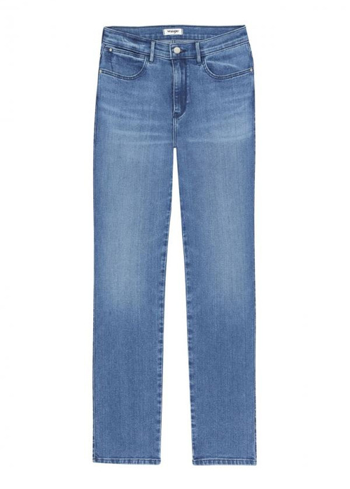 Damskie Spodnie Dinsowe Wrangler Straight Marmelade - W26R47439