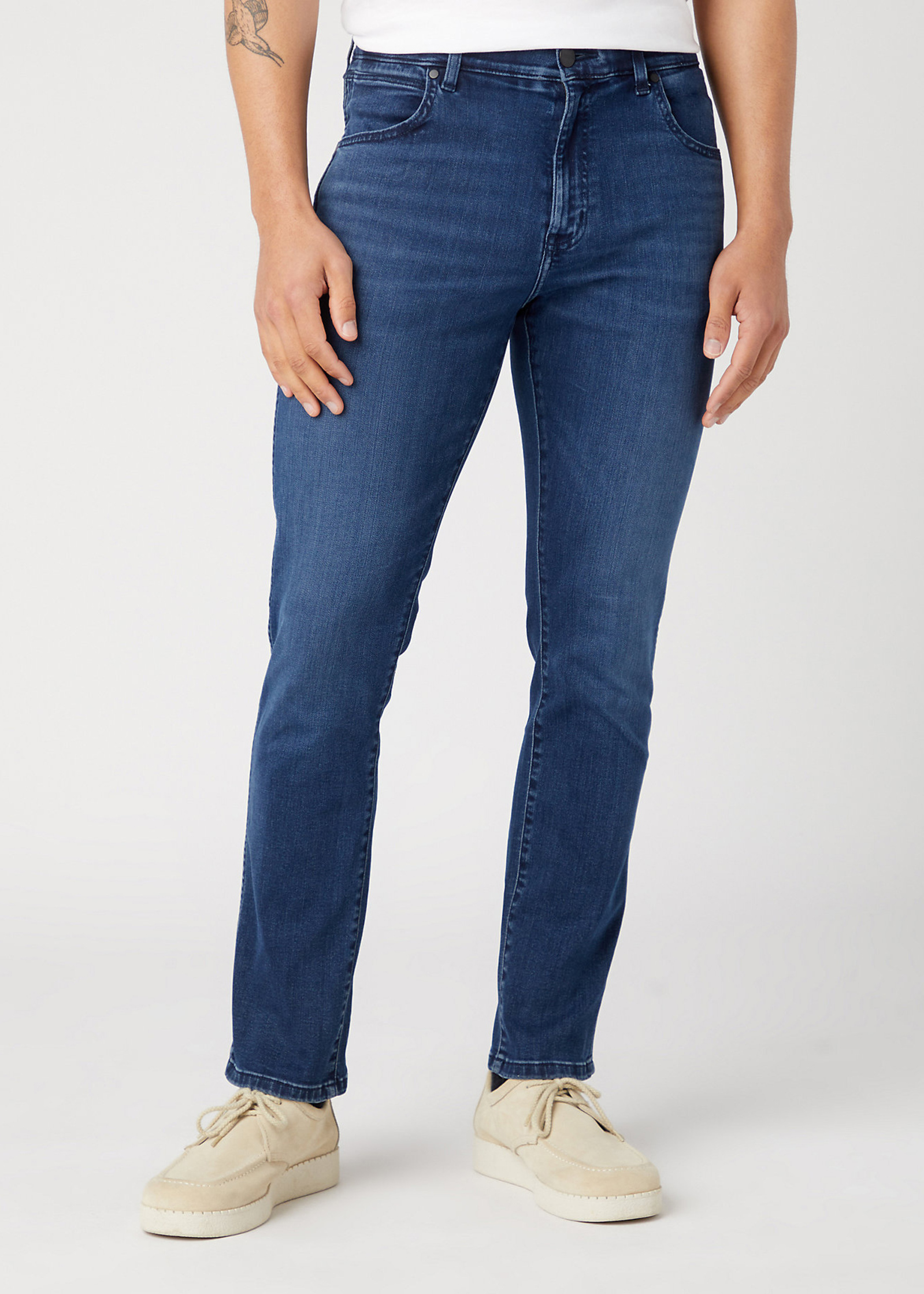 Meskie Spodnie Dzinsowe Wrangler Larston Apollo - W18SMN396