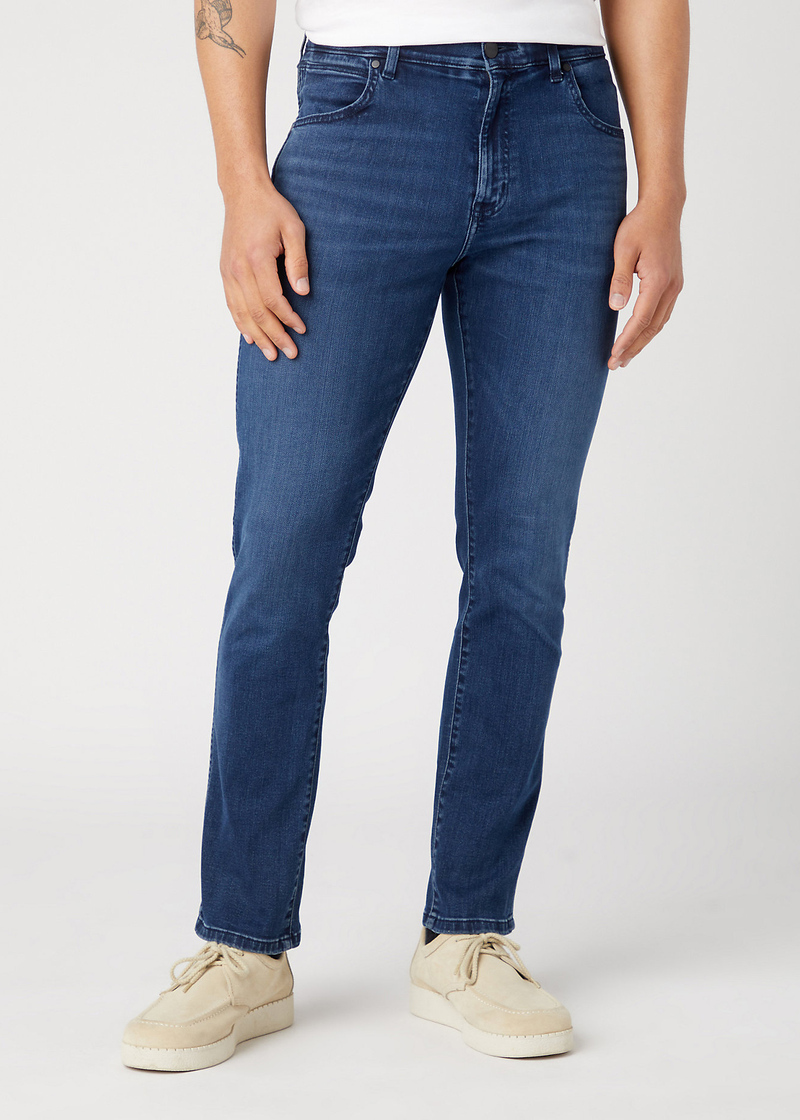 Meskie Spodnie Dzinsowe Wrangler Larston Apollo - W18SMN396