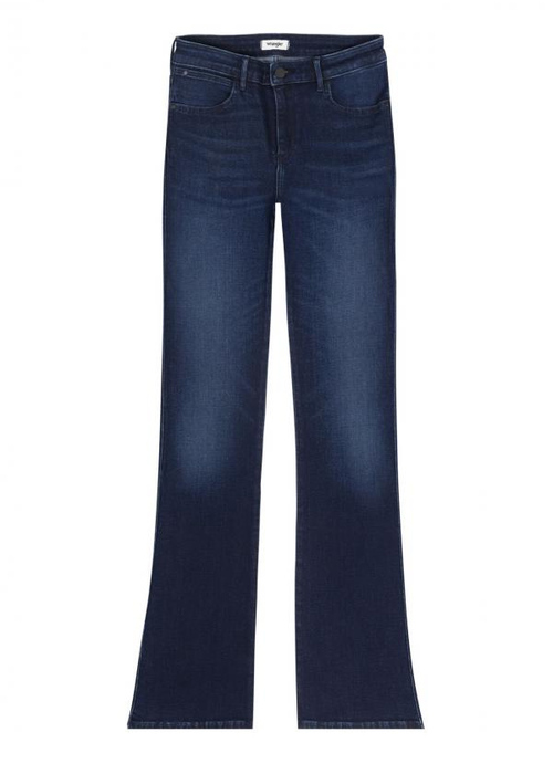 Damskie Spodnie Dzinsowe Wrangler Bootcut Night Shade - W28BCY462