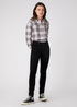 Damskie Spodnie Dzinsowe Wrangler Skinny Black - W28KWL100