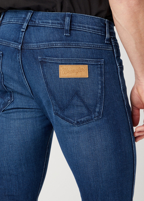 Meskie Spodnie Dzinsowe Wrangler Bryson Blue Ring - W14XOC42G