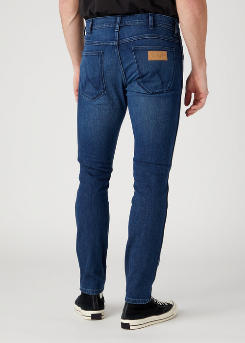 Meskie Spodnie Dzinsowe Wrangler Bryson Blue Ring - W14XOC42G