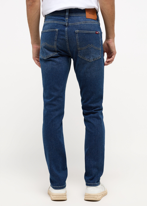Meskie Spodnie Dzinsowe Mustang Jeans Orlando Slim Denim Blue 783 - 1013708-5000-783