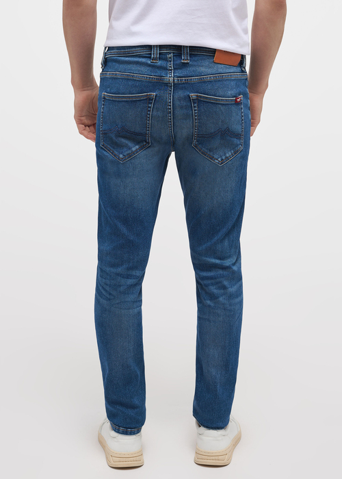 Meskie Spodnie Dzinsowe Mustang Jeans Oregon Slim K Denim Blue - 1013712-5000-783