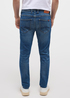 Meskie Spodnie Dzinsowe Mustang Jeans Oregon Slim K Denim Blue - 1013712-5000-783