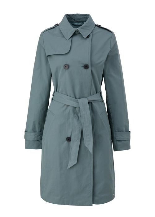 sOliver Lapel Coat - Green 2126192-6352