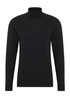 Meski Sweter Lee Hight Neck Knit Black - L83CKF01