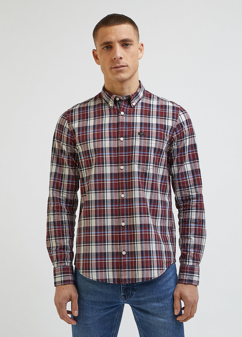 Lee Button Down - Navy Check L880RN35 112341759
