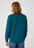 Meska Bluza Wrangler Seasonal Crew Deep Teal Green - W6F3I3G03