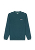 Meska Bluza Wrangler Logo Crew Sweat Deep Teal Green - W6MSIQG03