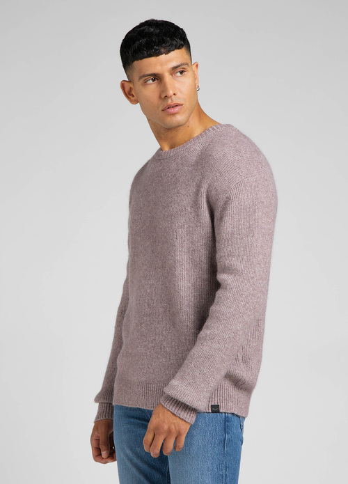 Mski Sweter Lee Seasonal Crew Purple Storm - L83ZDD70