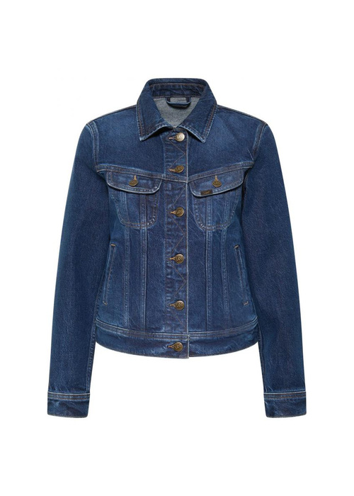 Damska Kurtka Dzinsowa Lee Rider Jacket Blue Nostalgia - LQ32HGD7
