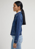 Damska Kurtka Dzinsowa Lee Rider Jacket Blue Nostalgia - LQ32HGD7