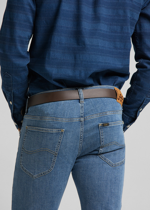 Pasek Meski Lee Core Belt Dark Brown - LG015324