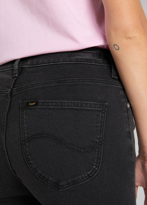 Damskie Spodnie Dzinsowe Lee Scarlett High Washed Black - L626SHMY