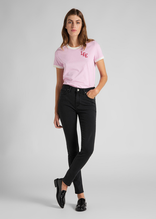 Damskie Spodnie Dzinsowe Lee Scarlett High Washed Black - L626SHMY