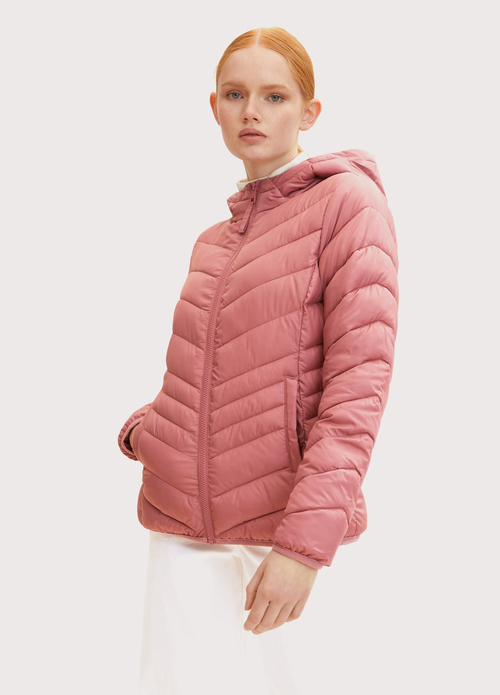 Denim Tom Tailor Quilted Lightweight Puffer - Renaissance Rose 1029236-18587