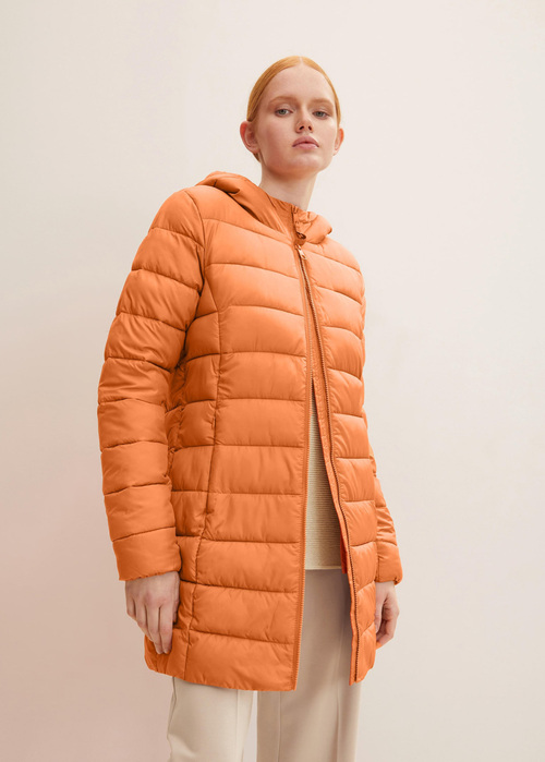 Tom Tailor Lightweight Quilted Coat Rusty Amber - 1031391-30027