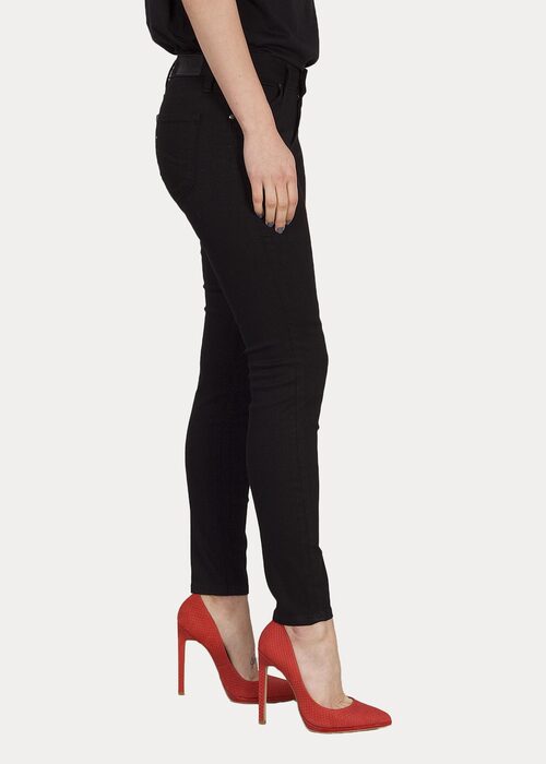 Damskie Spodnie Dzinsowe Lee Scarlett Black Rinse - L526FS47