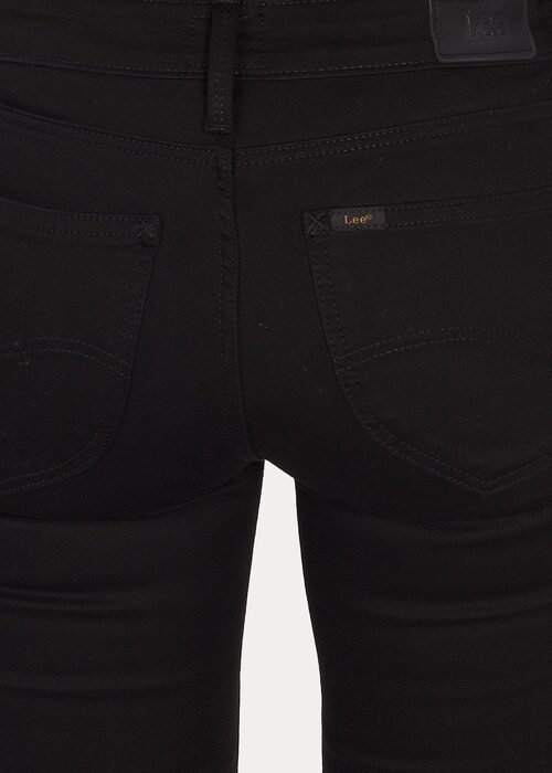 Damskie Spodnie Dzinsowe Lee Scarlett Black Rinse - L526FS47