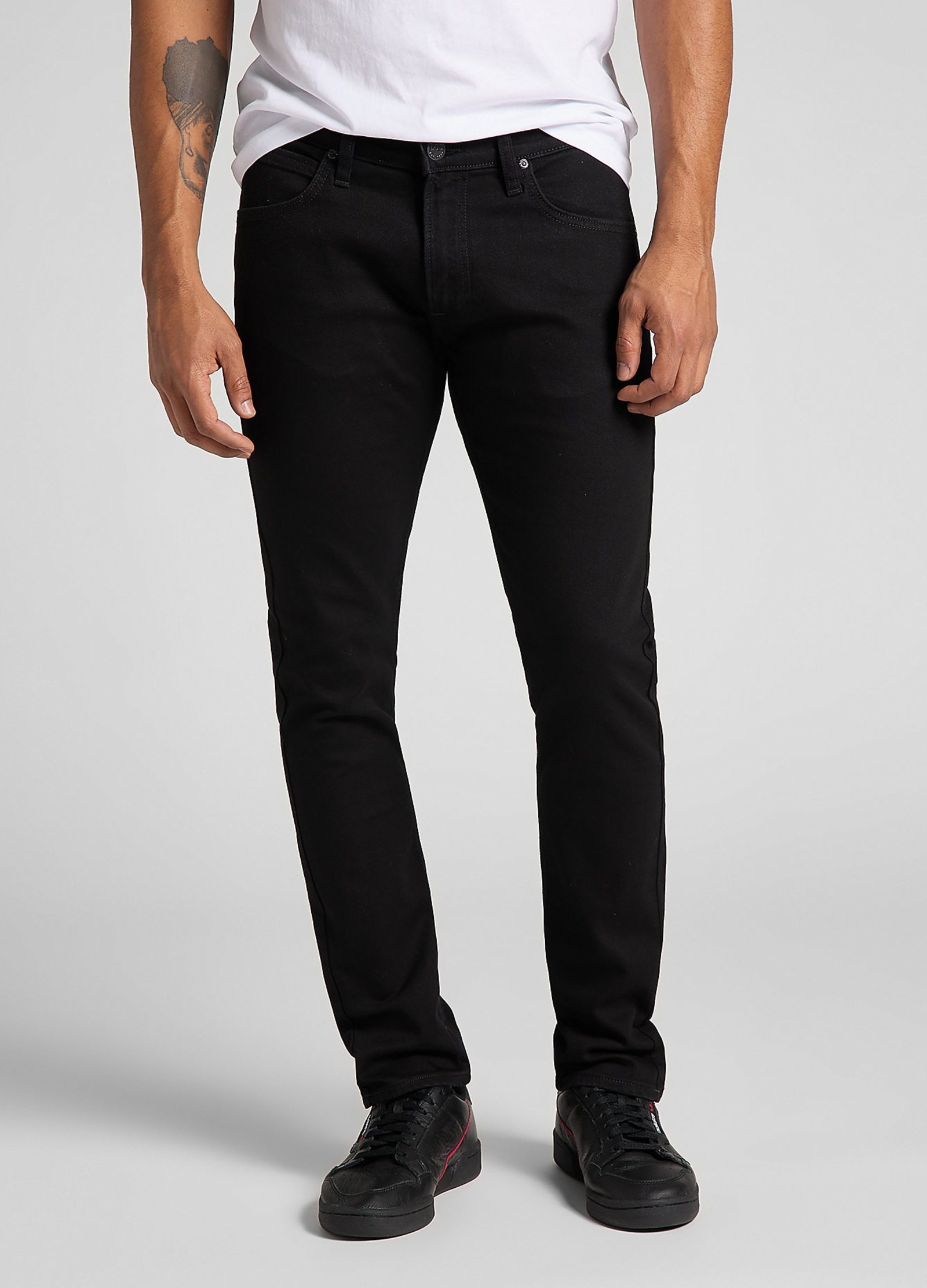 Meskie Spodnie Dzinsowe Lee Luke Black Rinse - L719PC47