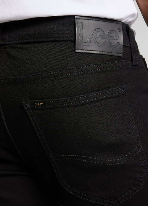 Meskie Spodnie Dzinsowe Lee Luke Black Rinse - L719PC47