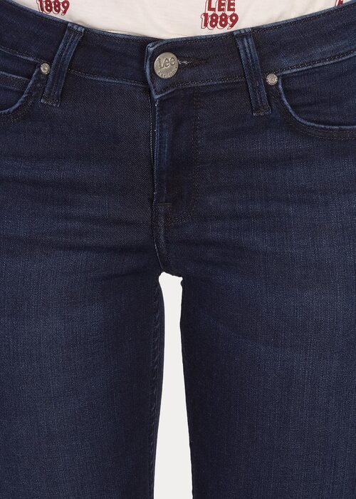 Damskie Spodnie Dzinsowe Lee Scarlett Polished Indigo - L526RKKD