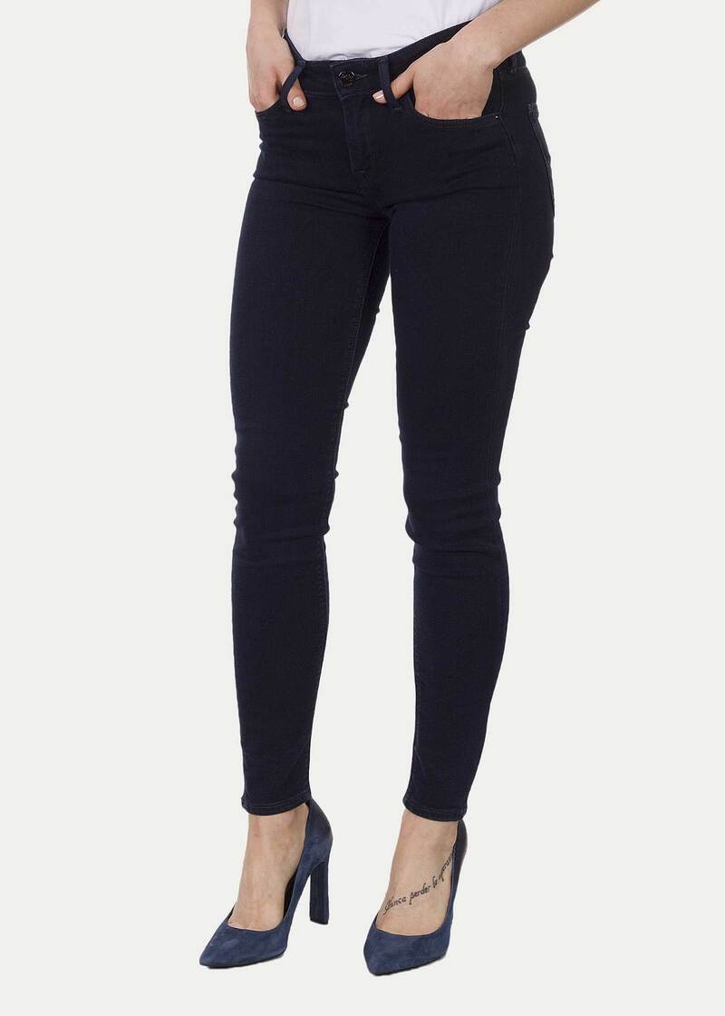 Damskie Spodnie Dzinsowe Lee Scarlett Midnight - L526FGKJ