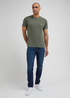 Lee Short Sleeve Patch Logo Tee Olive Grove - L60UFQA61