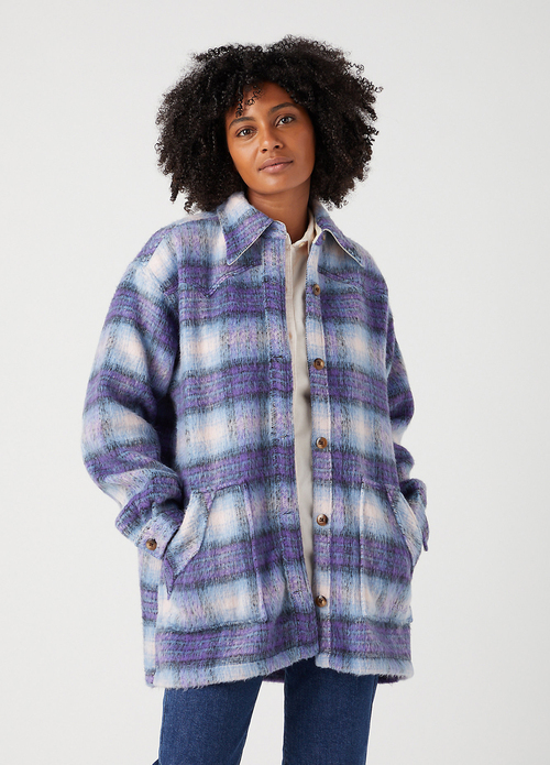 Wrangler Oversized Westenr Jacket - Very Check W4K1WOE14 112342677